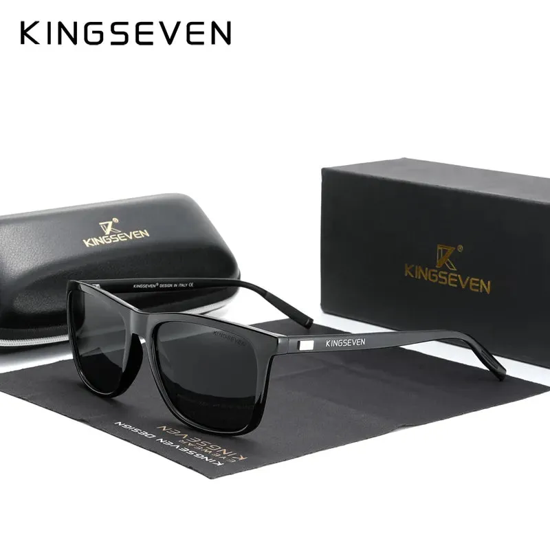 KINGSEVEN Brand Aluminum Frame Sunglasses Men Polarized Photochromic Sun glasses Women's Glasses Accessories
