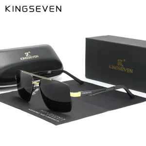 KINGSEVEN Brand Men's Aluminum Sunglasses Polarized Men Mirror Male Sun Glasses Sports Eyewear