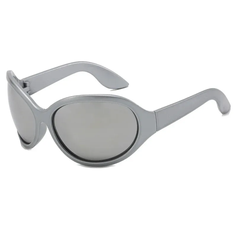 Let Your Colors Burst Oval Sunglasses