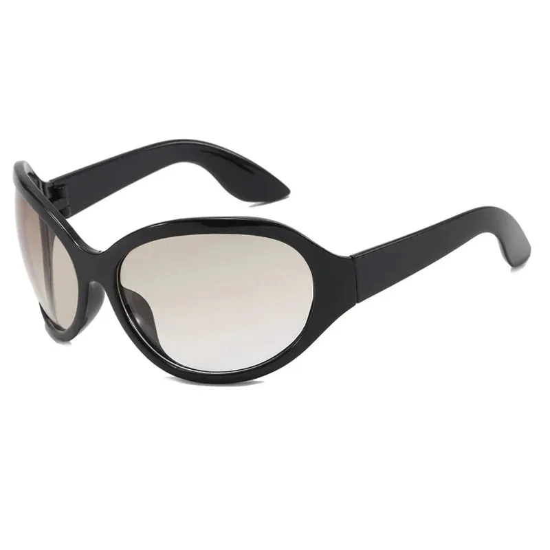 Let Your Colors Burst Oval Sunglasses