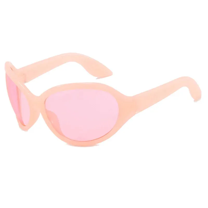 Let Your Colors Burst Oval Sunglasses
