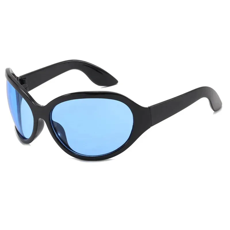 Let Your Colors Burst Oval Sunglasses