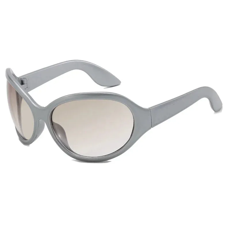 Let Your Colors Burst Oval Sunglasses