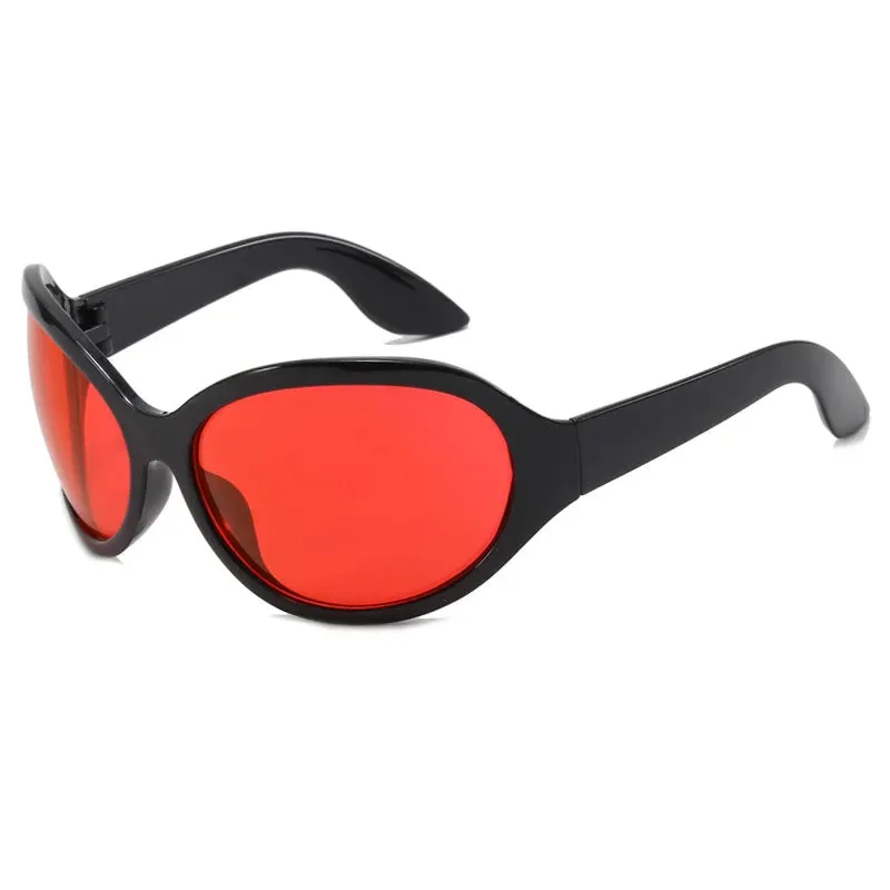 Let Your Colors Burst Oval Sunglasses