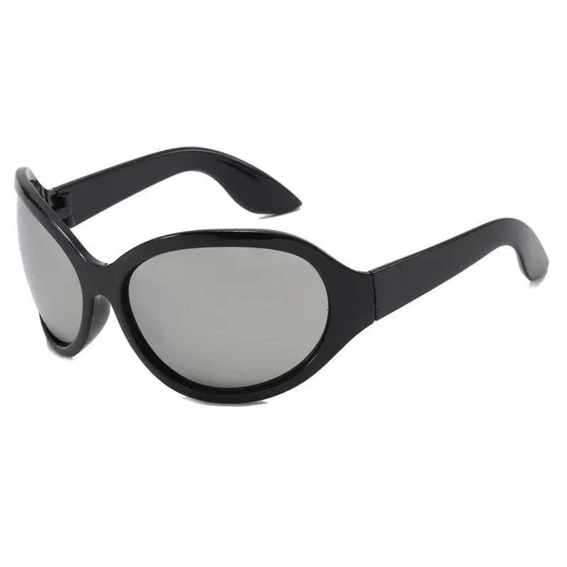 Let Your Colors Burst Oval Sunglasses