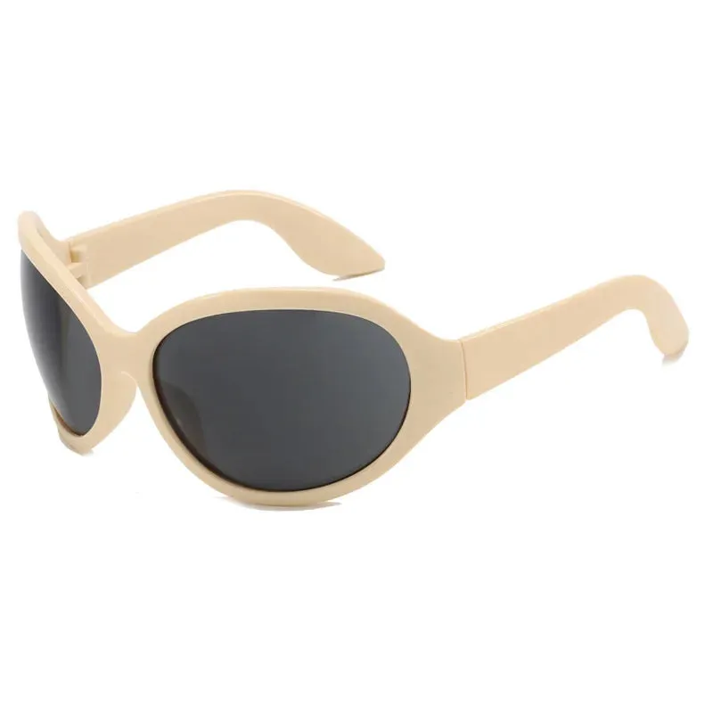 Let Your Colors Burst Oval Sunglasses