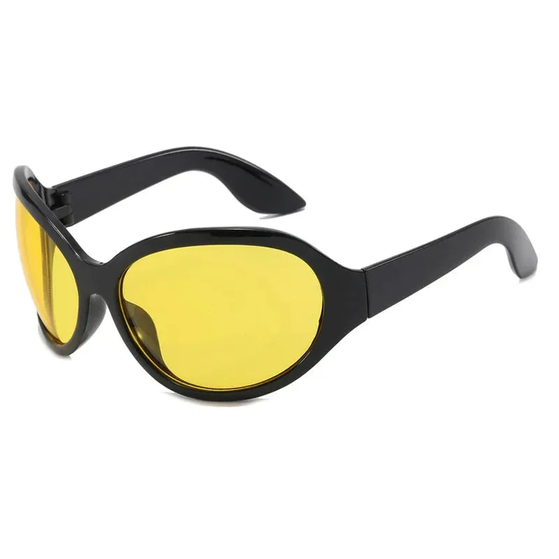 Let Your Colors Burst Oval Sunglasses