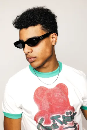 Loiter X Nuqe Ethereal Sunglasses Black/Silver