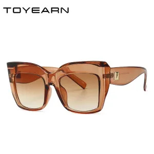Luxury Design Oversized Cat Eye Sunglasses - Vintage Sun Glasses