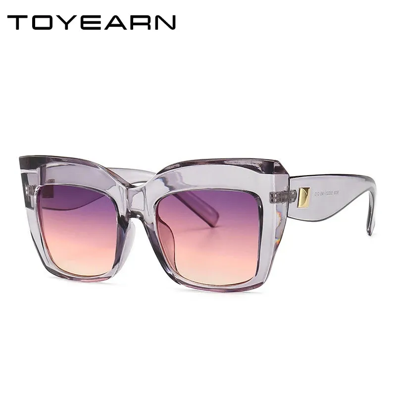Luxury Design Oversized Cat Eye Sunglasses - Vintage Sun Glasses