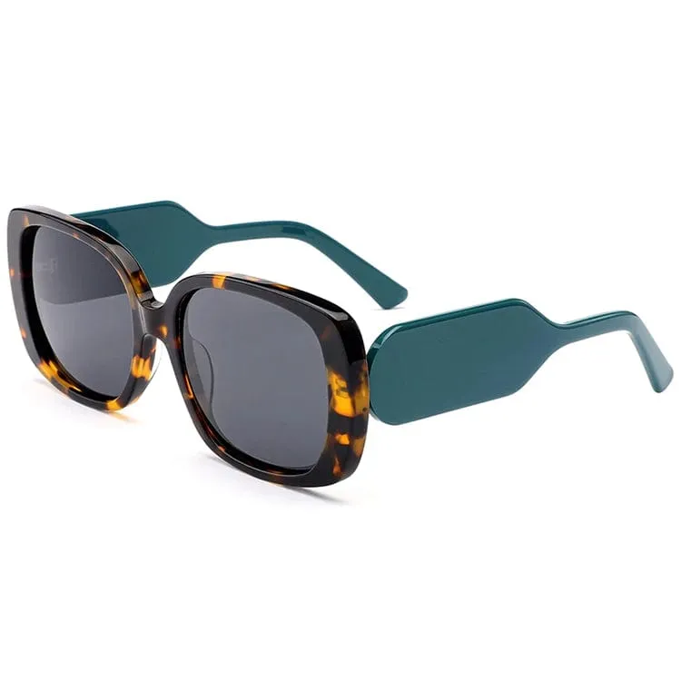 Luxury Polarized Shades Retro Acetate Sunglasses Women