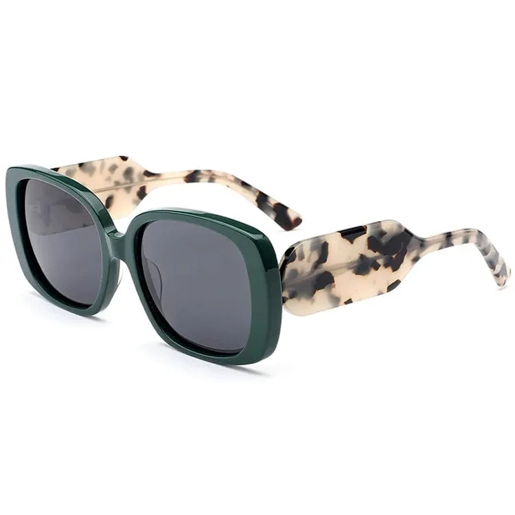 Luxury Polarized Shades Retro Acetate Sunglasses Women