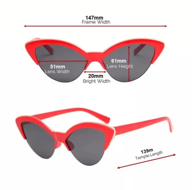 My Eyes Don't Lie Cat-Eye Sunglasses