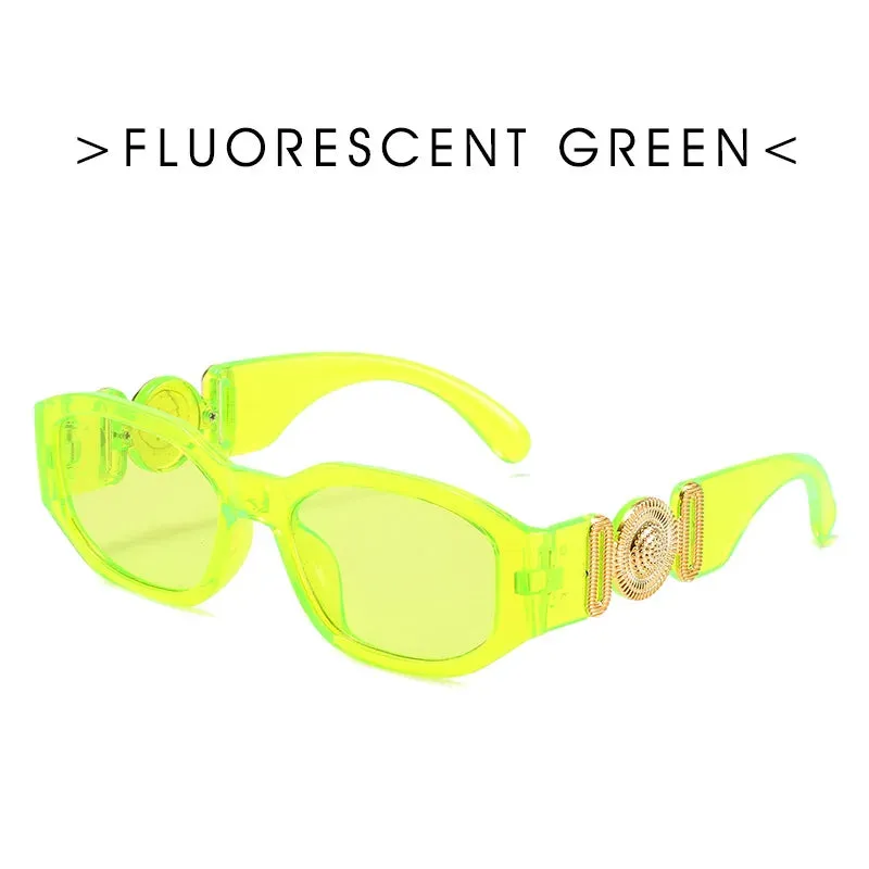 New Fashion Vintage Glasses Small Rectangle Sunglasses UV400