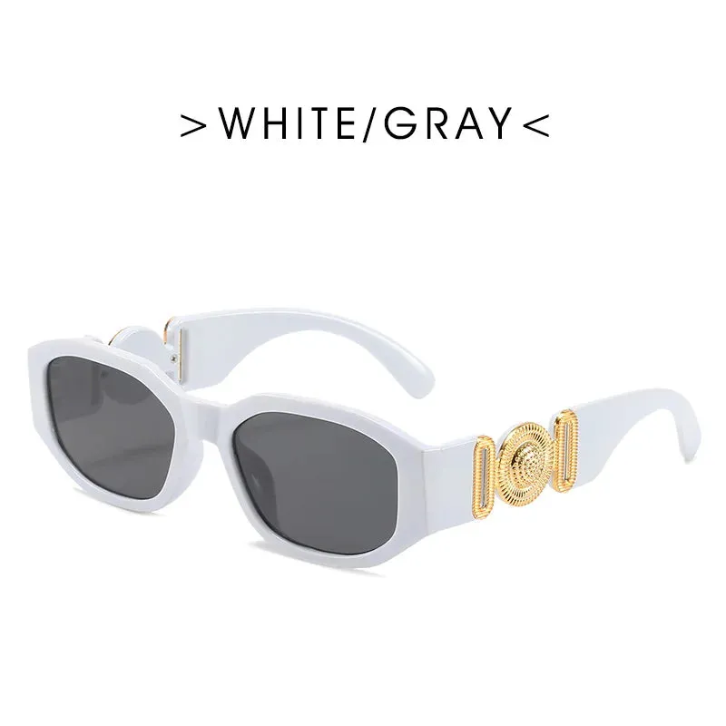 New Fashion Vintage Glasses Small Rectangle Sunglasses UV400