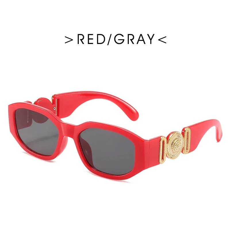 New Fashion Vintage Glasses Small Rectangle Sunglasses UV400