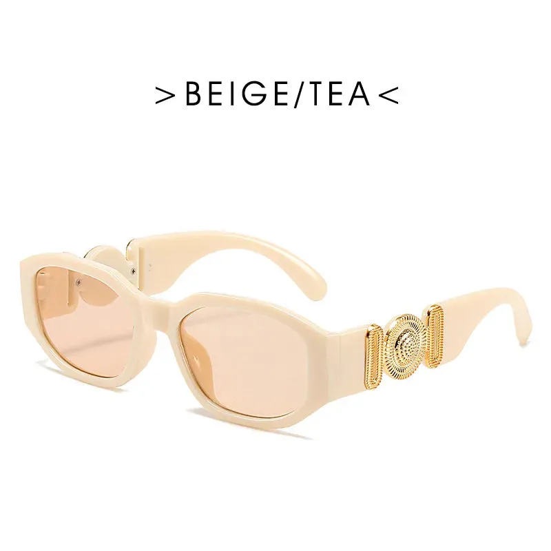 New Fashion Vintage Glasses Small Rectangle Sunglasses UV400