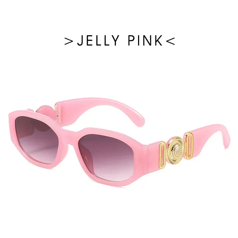 New Fashion Vintage Glasses Small Rectangle Sunglasses UV400