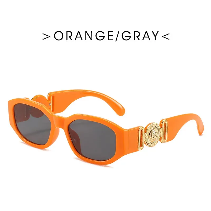 New Fashion Vintage Glasses Small Rectangle Sunglasses UV400