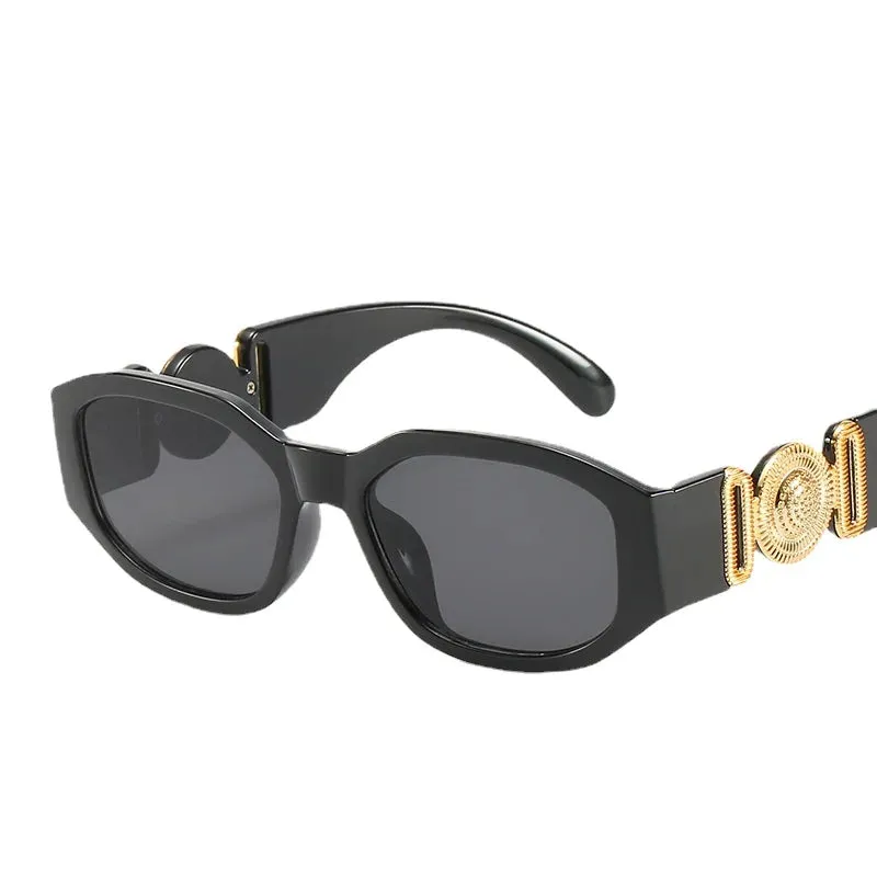New Fashion Vintage Glasses Small Rectangle Sunglasses UV400