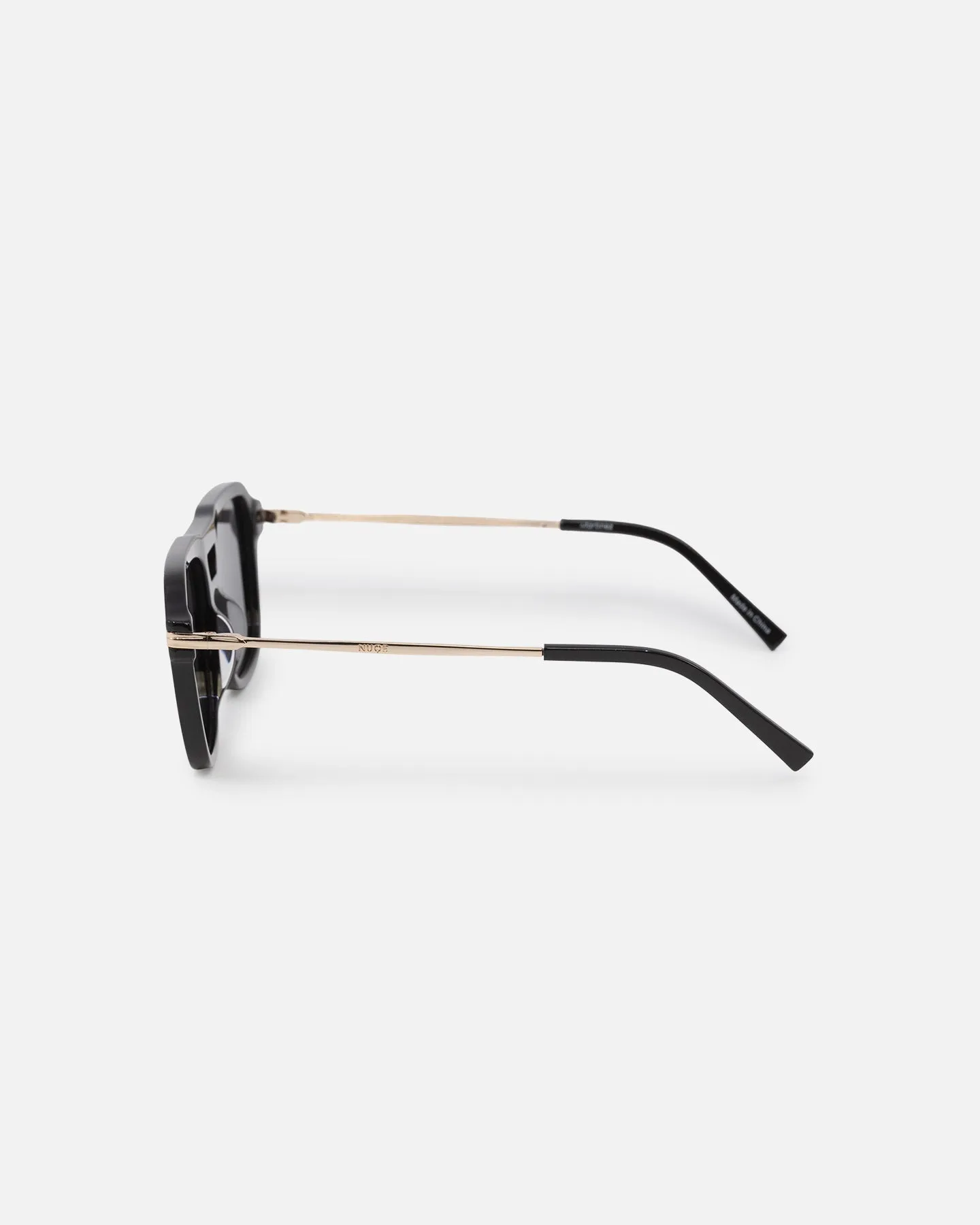 Nuqe Martinez Sunglasses Black/Gold