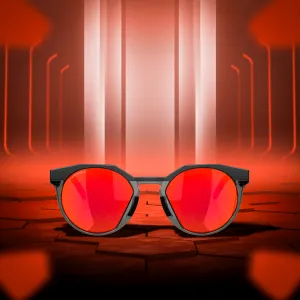 Oakley HSTN Matte Black Prizm Ruby Sunglass