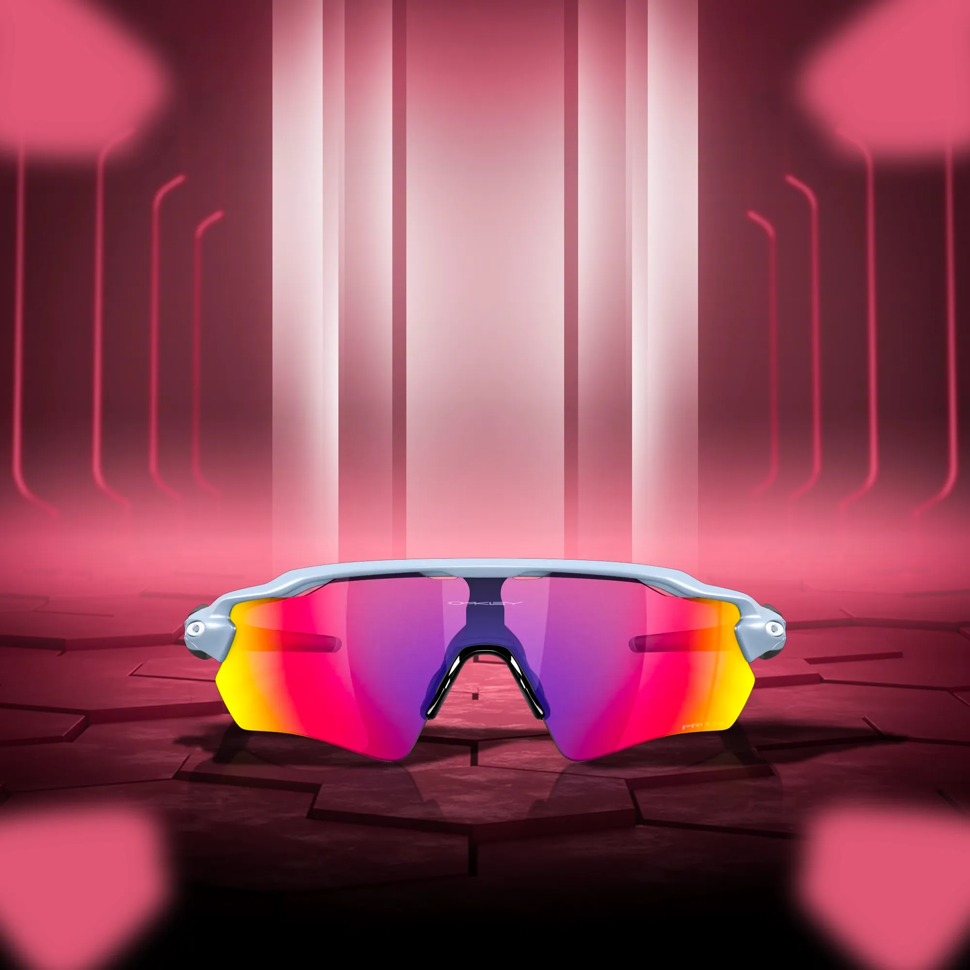 Oakley Radar Ev path Matte stonewash Prizm Road Sunglass