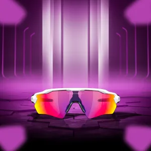 Oakley Radar EV XS Path Matte White Prizm Road Sunglass