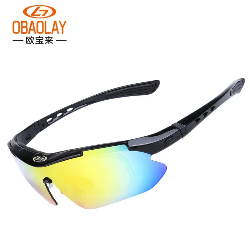 OBAOLAY Professional Best Cheap New Style Climbing Sunglasses Driving Cycling Glasses Fishing Polarized Custom Sport Eyewea