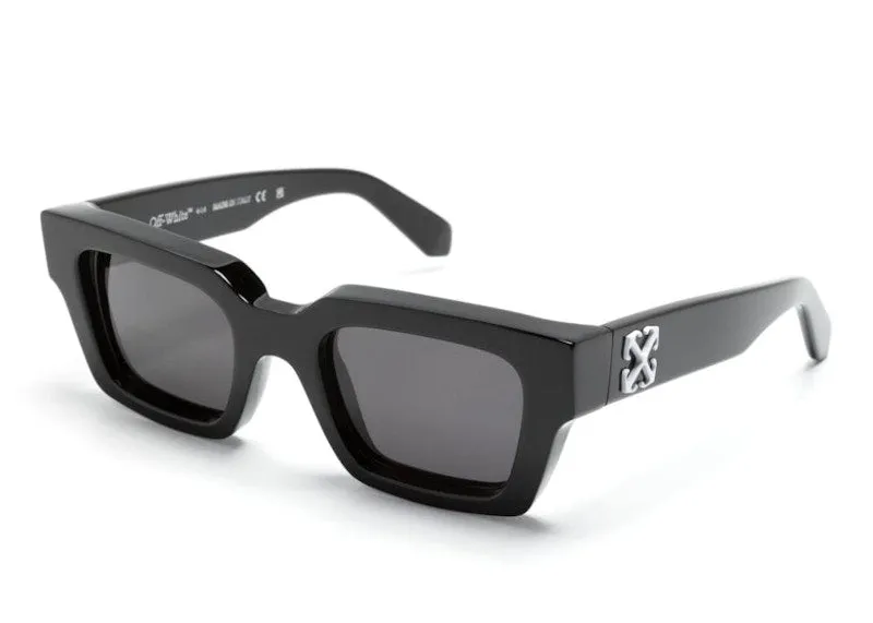 Off-White Virgil Square Frame Sunglasses Black/Grey
