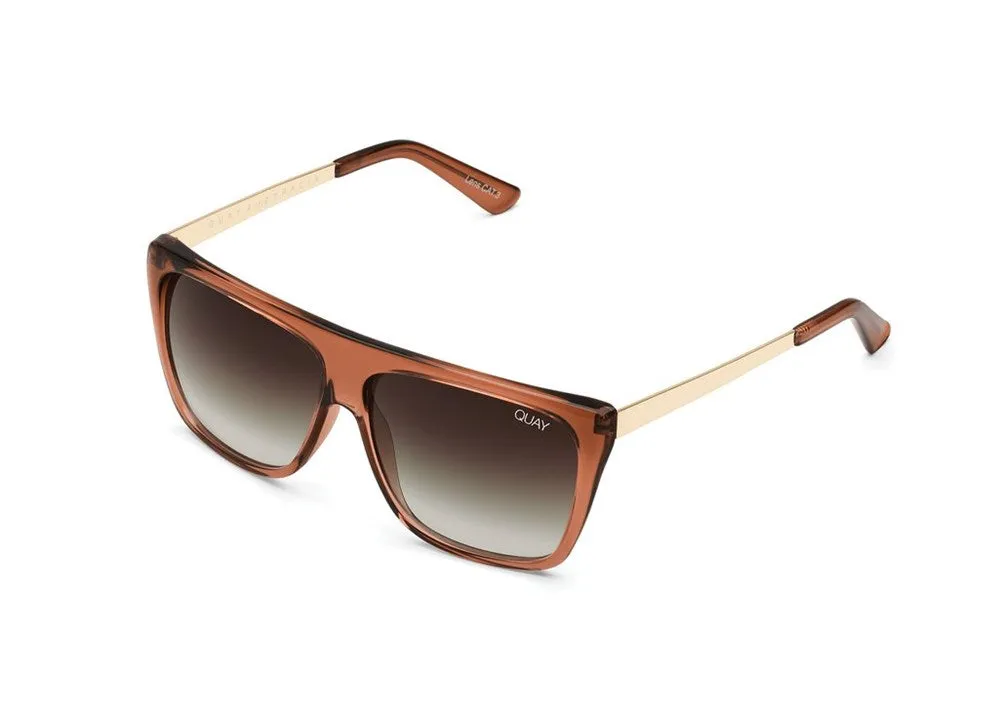 Quay OTL II Sunglasses Coffee Brown Fade