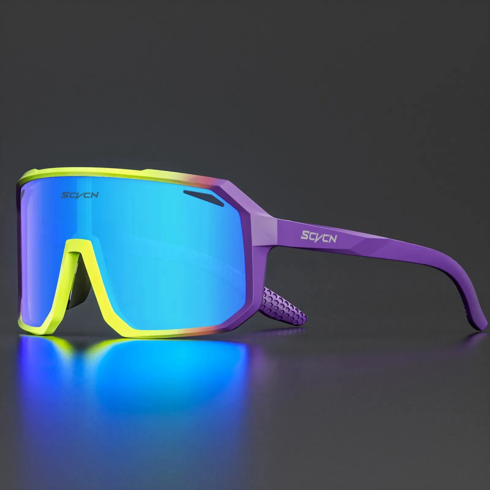 SCVCN New Cycling Running Glasses Bike for Men UV400 Outdoor Sports MTB Drving Sunglasses Women Road Bike Bicycle Goggles
