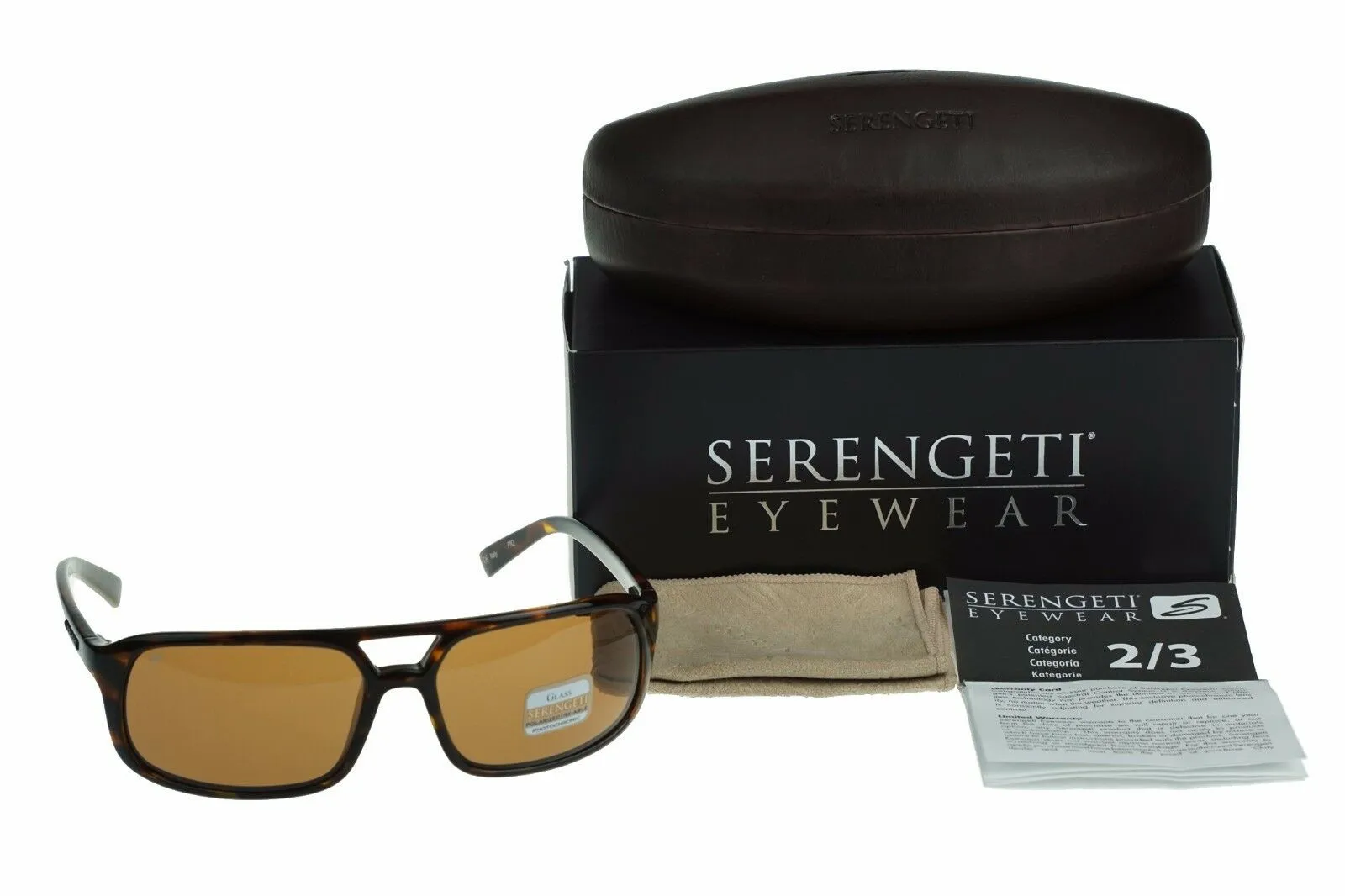 Serengeti Livorno Drivers Polarized Unisex Sunglasses 7456