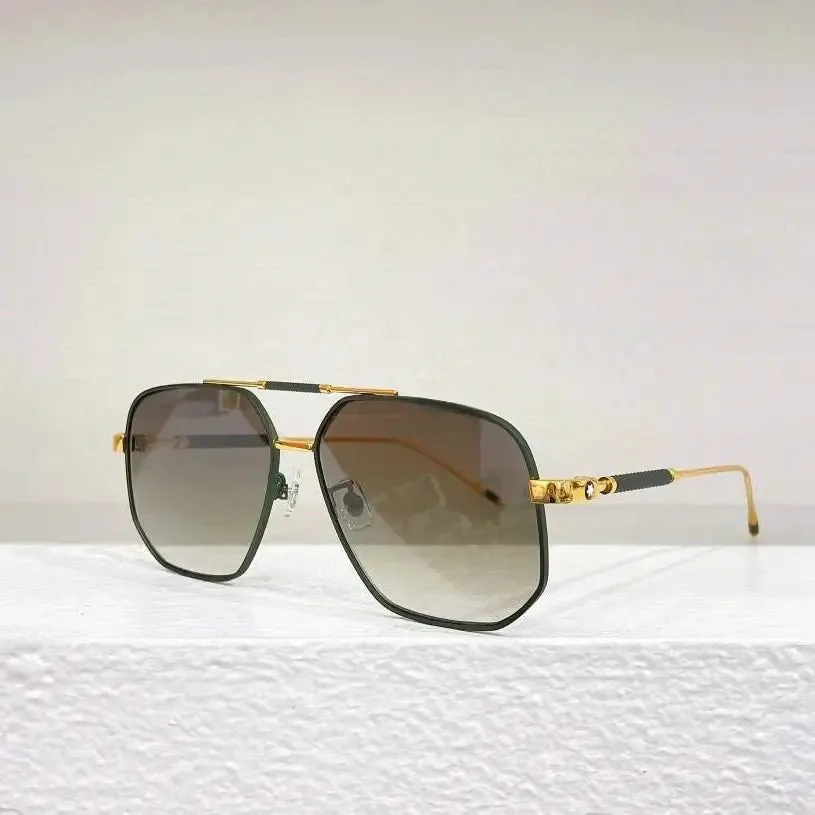 Stylish Luxury Premium Pure Titanium Polygon Rectangle Sungalsses Outdoors Men Women Sunlight Prevention Eyegalsses High Quality