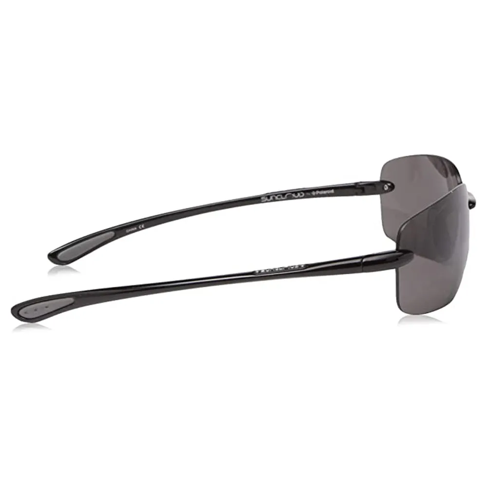 Suncloud Women's Black Frame Gray Lens Polarized Topline Sunglasses - 20233980764M9