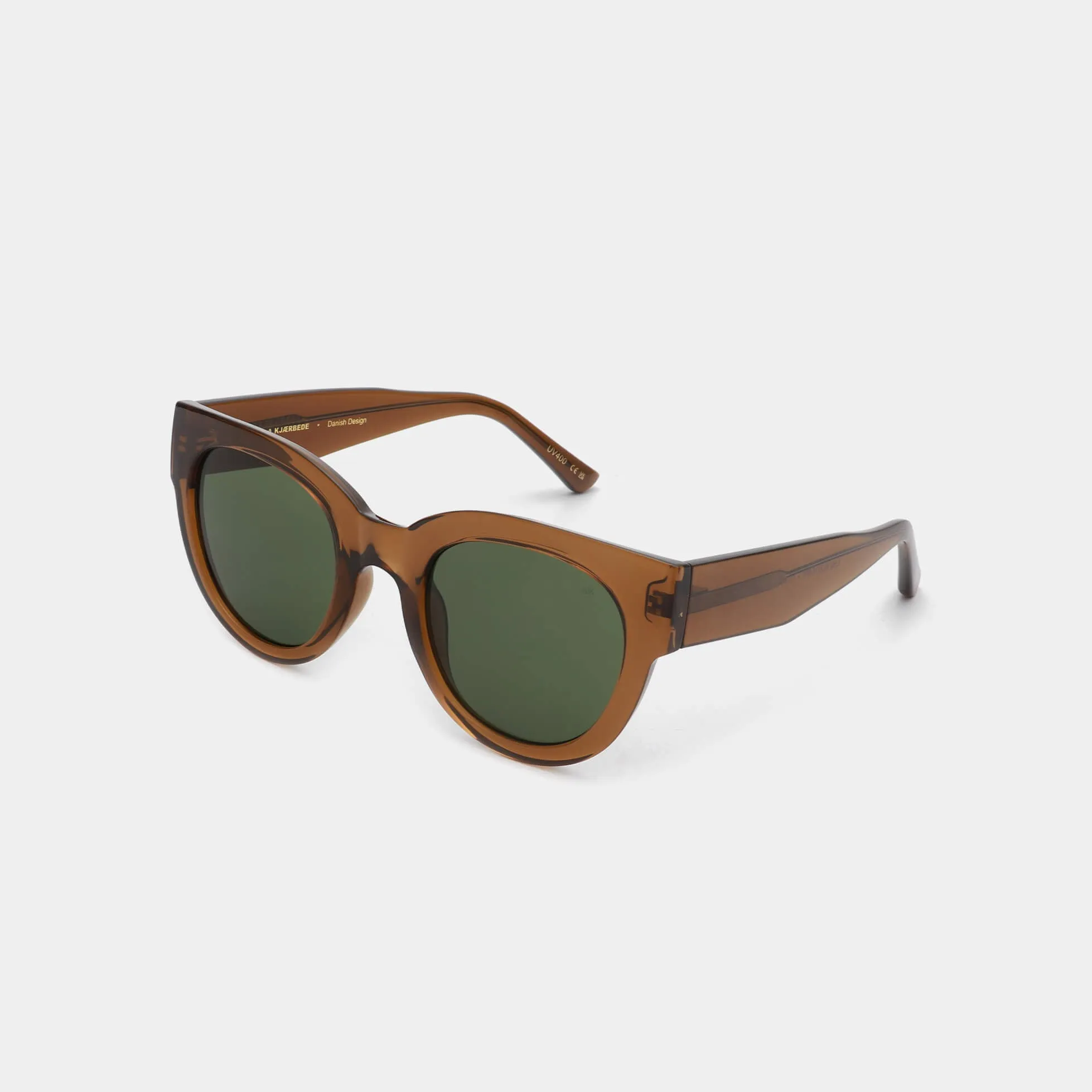Sunglasses Round Lilly in Smoke Transparent