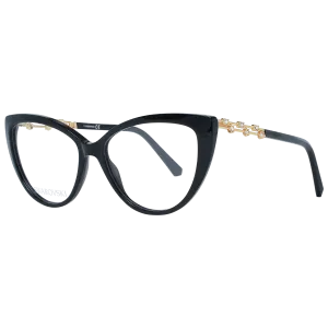 Swarovski Elegant Black Cat Eye Designer Eyeglasses