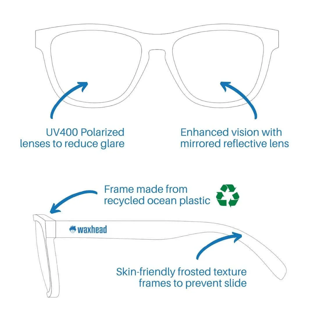 TARPON SILVER / Recycled Plastic Sunglasses
