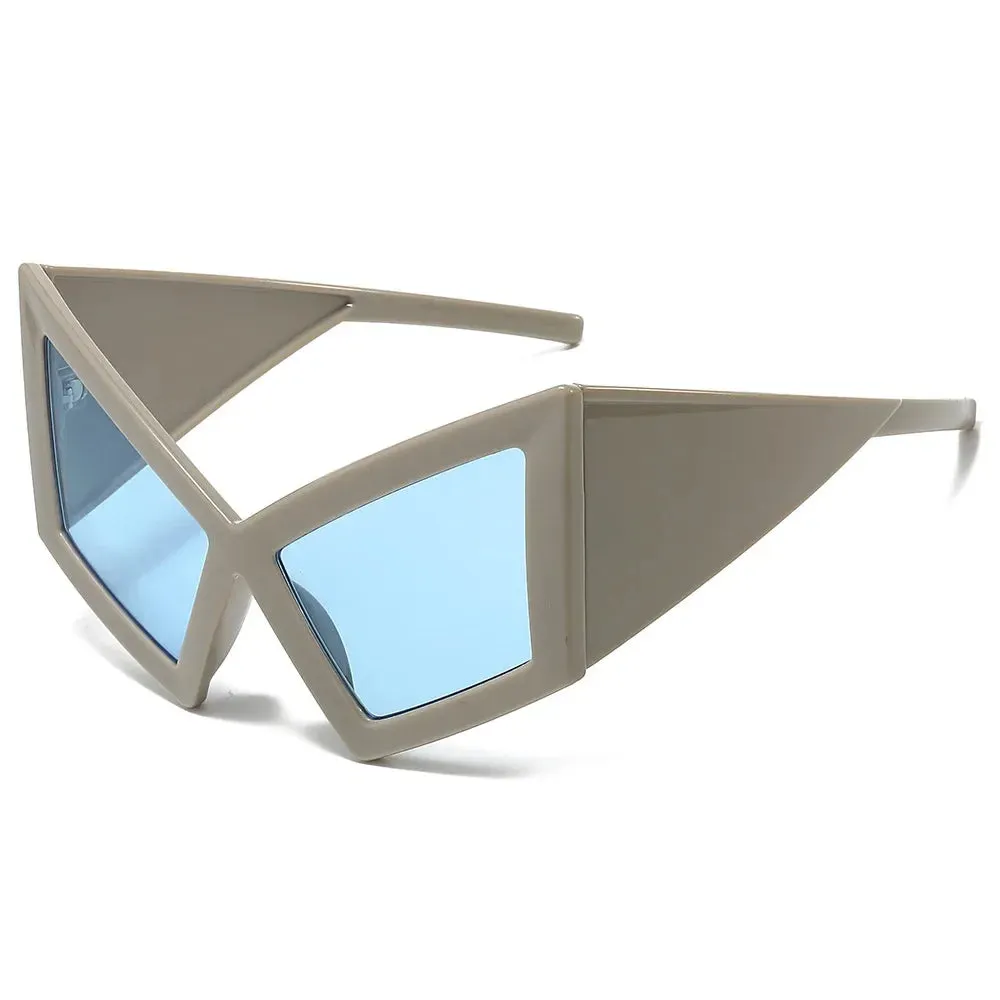 TEEK - Oversized Pop Era Cat Eye Sunglasses