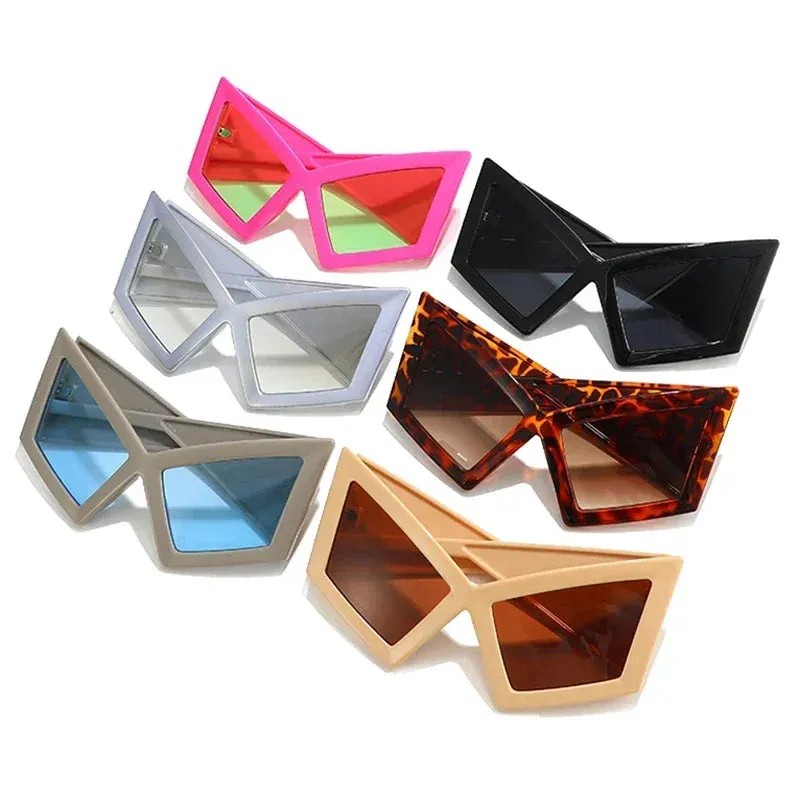 TEEK - Oversized Pop Era Cat Eye Sunglasses