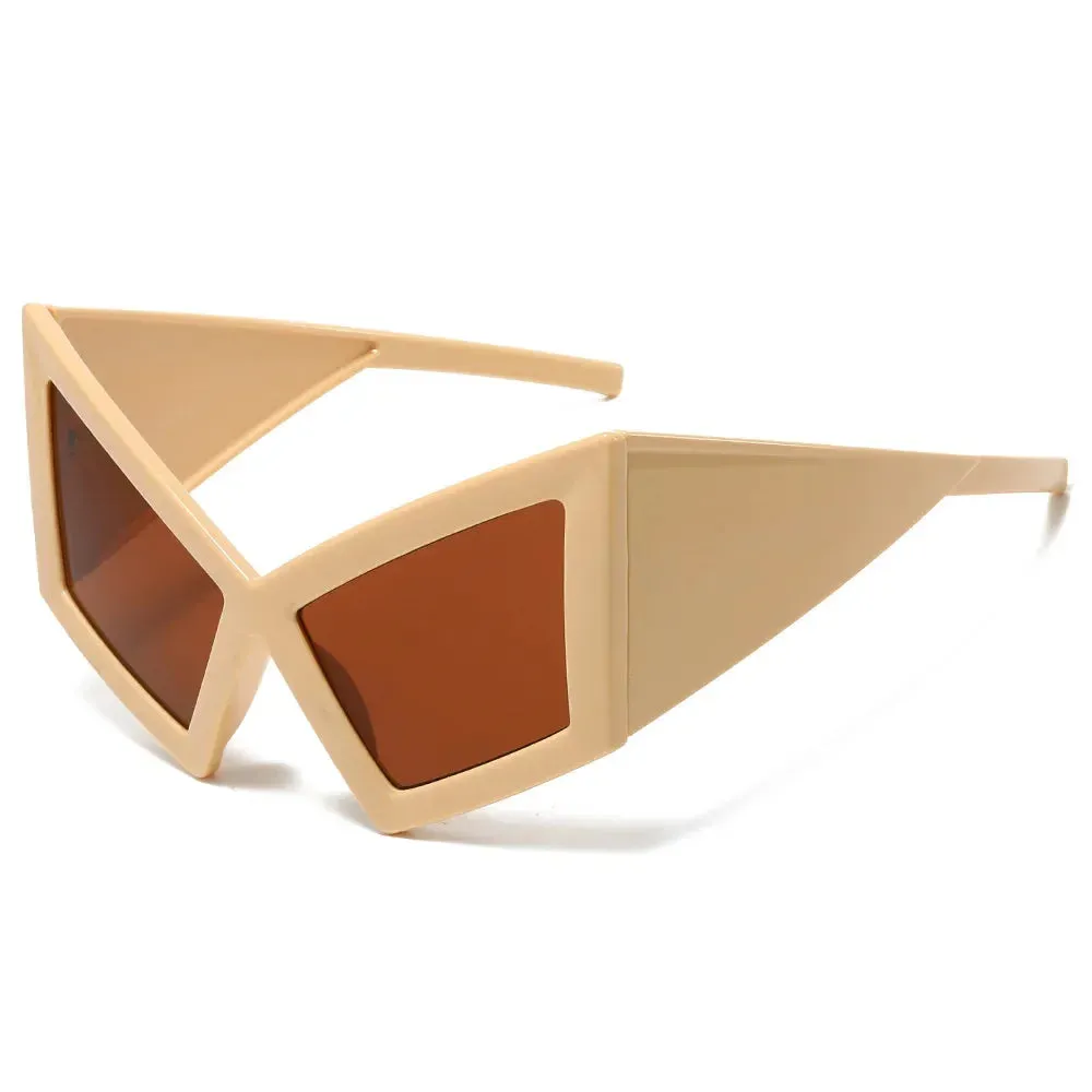 TEEK - Oversized Pop Era Cat Eye Sunglasses