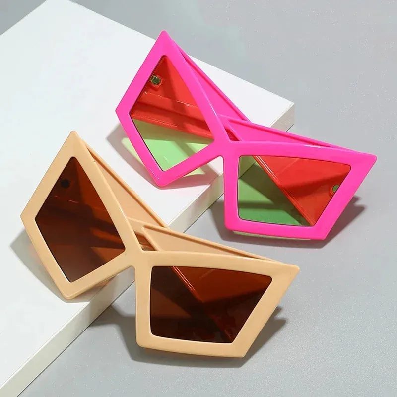 TEEK - Oversized Pop Era Cat Eye Sunglasses