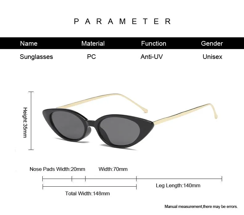 TEEK - Retro Point Vintage Sunglasses