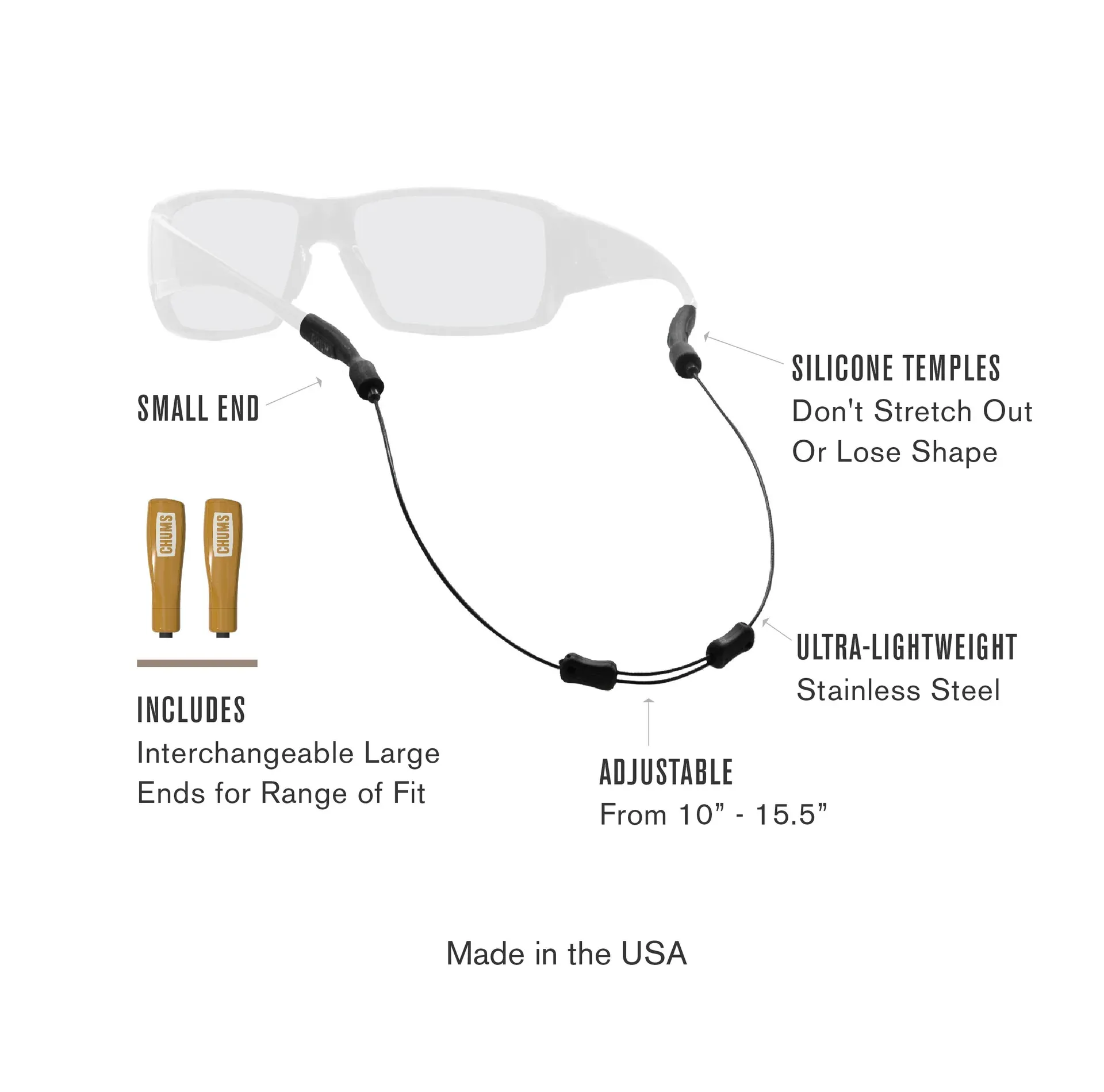 Tideline Adjustable Eyewear Retainer