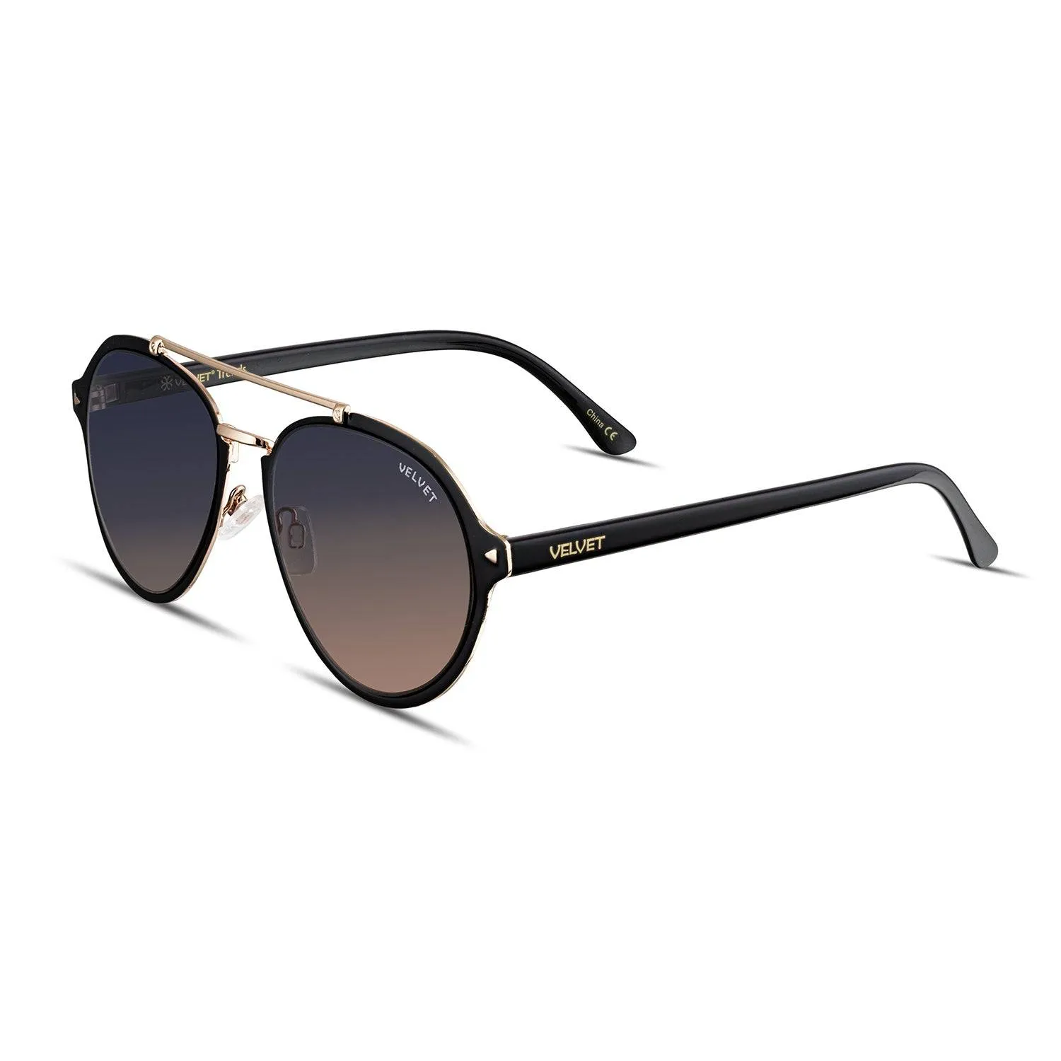 Velvet Eyewear Aviator Medium Sunglass Style Box