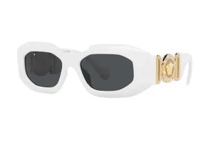 Versace Maxi Medusa Biggie Sunglasses White