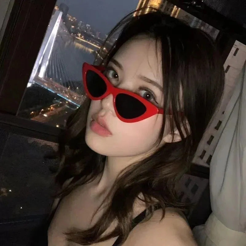 Vintage Triangle Women's Small Travel Eyewear Sunglasses