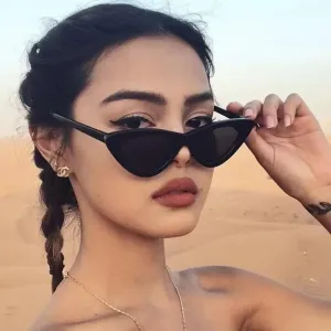 Vintage Triangle Women's Small Travel Eyewear Sunglasses