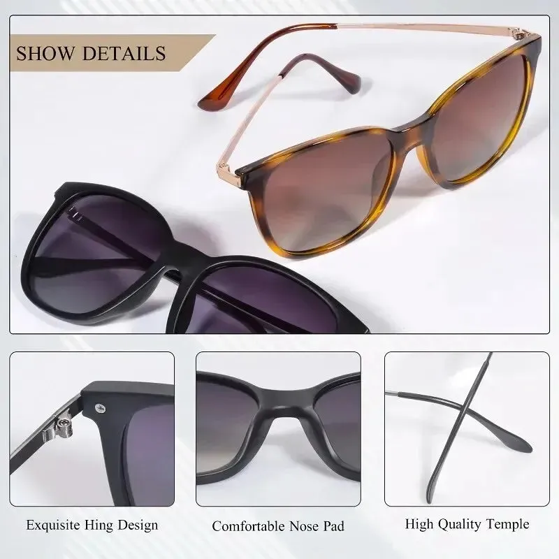 Vintage Women's Sunglasses Polarized Anti Glare Classic Shades