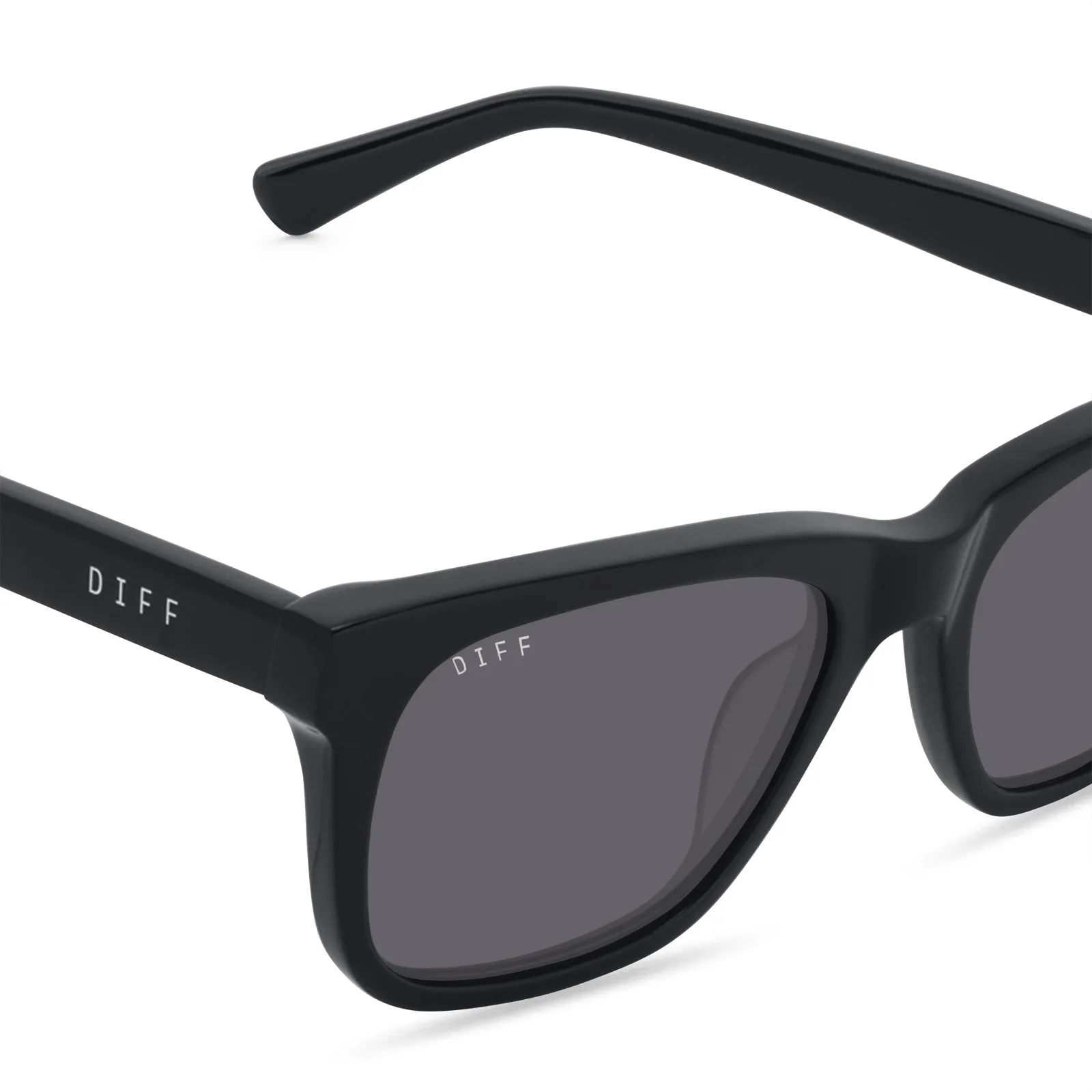 WESLEY - BLACK   GREY POLARIZED SUNGLASSES